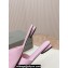 Balenciaga Duty Free Flat Sandals in shiny soft sheepskin Pink 2024