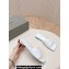 Balenciaga Duty Free Flat Sandals in shiny soft sheepskin White 2024