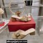 Roger Vivier Très Vivier Metal Buckle Mules in Patent Leather Beige 2024
