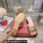 Roger Vivier Très Vivier Metal Buckle Mules in Patent Leather Beige 2024