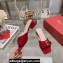 Roger Vivier Très Vivier Metal Buckle Mules in Patent Leather Red 2024