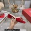 Roger Vivier Très Vivier Metal Buckle Mules in Patent Leather Red 2024