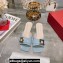 Roger Vivier Très Vivier Metal Buckle Mules in Patent Leather Light Blue 2024
