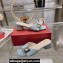 Roger Vivier Très Vivier Metal Buckle Mules in Patent Leather Light Blue 2024