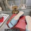 Roger Vivier Très Vivier Metal Buckle Mules in Patent Leather Light Blue 2024