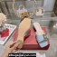 Roger Vivier Très Vivier Metal Buckle Mules in Patent Leather Light Blue 2024