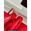 Ferragamo Cage heel slingbacks printed calfskin Red 2024
