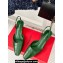 Ferragamo Cage heel slingbacks printed calfskin Green 2024