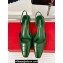 Ferragamo Cage heel slingbacks printed calfskin Green 2024