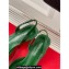Ferragamo Cage heel slingbacks printed calfskin Green 2024