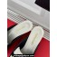 Ferragamo Heel 6cm New Vara buckle mules printed calfskin Black/Fabric White 2024
