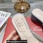 Roger Vivier Très Vivier Strass Buckle Mules in Denim Blue 2024