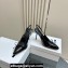 Jacquemus Heel 10cm Les slingbacks Cubisto hautes pumps Glazed Leather Black 2024