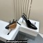 Jacquemus Heel 10cm Les slingbacks Cubisto hautes pumps Glazed Leather Black 2024