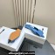 Jacquemus Les slingbacks Duelo plates Circle square flats Denim Blue 2024