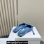 Jacquemus Les slingbacks Duelo plates Circle square flats Denim Blue 2024