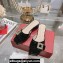 Roger Vivier Très Vivier Strass Buckle Mules in Patent Leather Black 2024