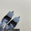 Jacquemus Heel 7.5cm Les slingbacks Duelo hautes Circle square pumps Leather Black 2024