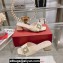 Roger Vivier Très Vivier Strass Buckle Mules in Patent Leather Off White 2024
