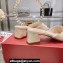 Roger Vivier Très Vivier Strass Buckle Mules in Patent Leather Off White 2024