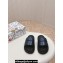 Dolce & Gabbana Padded and quilted Nappa-look fabric Men's sandals Blue 2024