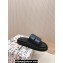 Dolce & Gabbana Padded and quilted Nappa-look fabric Men's sandals Blue 2024