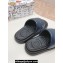 Dolce & Gabbana Padded and quilted Nappa-look fabric Men's sandals Blue 2024