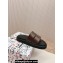 Dolce & Gabbana Padded and quilted Nappa-look fabric Men's sandals Coffee 2024