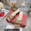 Roger Vivier Très Vivier Strass Buckle Mules in Patent Leather Beige 2024