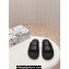 Dolce & Gabbana Padded and quilted Nappa-look fabric Men's sandals Black 2024