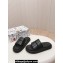 Dolce & Gabbana Padded and quilted Nappa-look fabric Men's sandals Black 2024