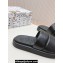 Dolce & Gabbana Padded and quilted Nappa-look fabric Men's sandals Black 2024