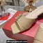 Roger Vivier Très Vivier Strass Buckle Mules in Patent Leather Beige 2024