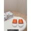Dolce & Gabbana Padded and quilted Nappa-look fabric Men's sandals Orange 2024
