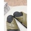 Dolce & Gabbana Padded and quilted Nappa-look fabric Men's Crossover sandals Green 2024