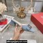 Roger Vivier Très Vivier Metal Buckle Mules in Denim Blue 2024