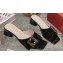 Roger Vivier Très Vivier Metal Buckle Mules in Patent Leather Black 2024