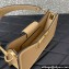 Valentino VLogo Leather shoulder bag in grainy calfskin Beige 2024