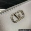 Valentino VLogo Signature mini bag in calfskin leather Silver 2024