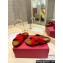 Valentino Fussfriend footbed Women/Men slide sandals in Velvet Red 2024