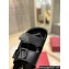 Valentino Vlogo calfskin Women/Men slide sandals Black 2024