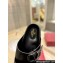 Valentino Vlogo calfskin Women/Men slide sandals Black 2024