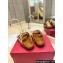 Valentino Fussfriend footbed Women/Men slide sandals with Adjustable buckle straps in calfskin Beige 2024
