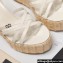 Valentino Heel 11cm Platform 4cm Raflower Wedge Sandals Espadrilles in calfskin leather White 2024