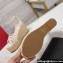 Valentino Heel 11cm Platform 4cm Raflower Wedge Sandals Espadrilles in calfskin leather White 2024