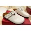 Valentino Fussfriend footbed Women/Men Fussbett Sabots in calfskin leather White 2024
