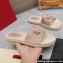Valentino Vlogo Cut-Out Slide Sandals Espadrilles in calfskin leather Nude 2024