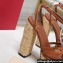 Valentino Heel 13cm Platform 4cm Raflower Wedge Sandals Espadrilles in calfskin leather Gold 2024