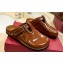 Valentino Fussfriend footbed Women/Men Fussbett Sabots in calfskin leather Brown 2024