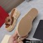 Valentino Heel 8.5cm Platform 5.5cm Vlogo Cut-Out Slide Wedge Sandals Espadrilles in calfskin leather Brown 2024